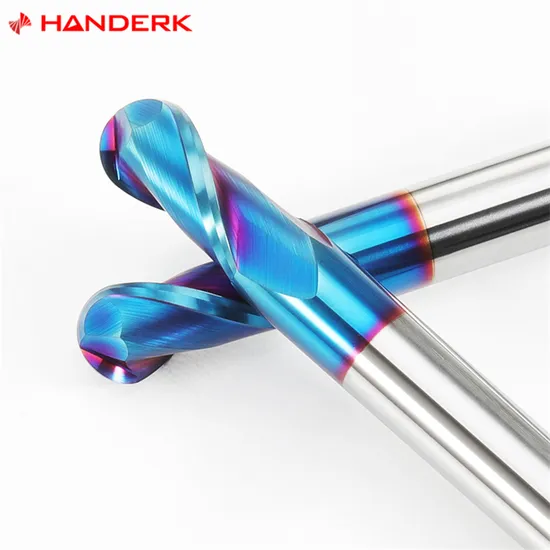 Handerk 65 HRC Ball Nose End Mill Tungsten Carbide Milling Cutter Herramientas